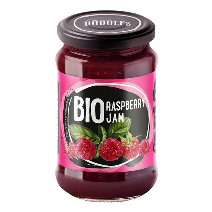 Rudolfs Džem malinový 400g BIO